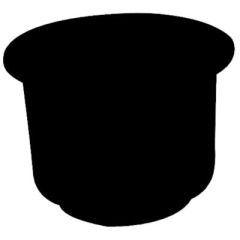 T-H Marine Large Cup Holder, Black, boating adventures, durable, UV tested, hose fitting, drainage, sophisticated design, beverage containers, secure, reliable, marine accessories, excellence, innovation