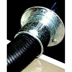 T-H Marine RFK1CPDP Chrome Rigging Flange Hose, 2" Black Hose