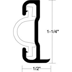 Rub Rail Alum 12'l, Boat Rub Rail