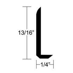 Taco A500275TAL12D Aluminum Edge Molding, durable edge molding