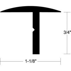 Taco A500304TAL12, Aluminum T Hatch Trim