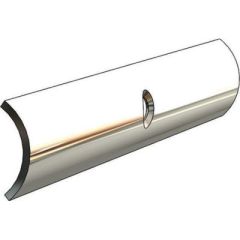Taco S114511P12, SS Hollow Back Rub Rail, Type-316L marine grade steel, 304 stainless steel, saltwater environments, buffed and polished finish, drilled and countersunk design, 8 gauge fasteners, impact and abrasion protection, hollow back design, boat ac