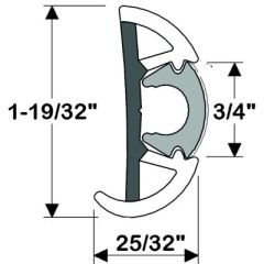 Taco V119960WCM602, Suproflex Rub Rail Kit