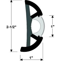 Taco V119970BKA1001, Suproflex Rub Rail