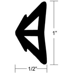 Taco V120338BKA501, Flexible Vinyl Insert