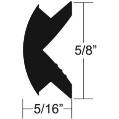 Taco V120342BKA501, Flexible Vinyl Insert