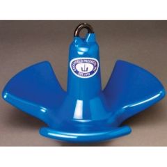 Greenfield Tri-Fluke River Anchor, PVC Coated, boat anchor, marine accessories, reliable anchor, durable construction, superior penetration, secure anchoring, stable boat, vibrant red color, long-lasting performance, high-performing anchor, worry-free boa