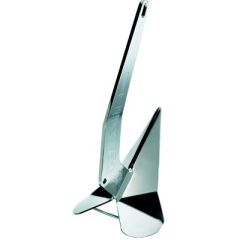 Lewmar Delta™ Fast Set Stainless Steel Anchor, 55 lbs, ultimate solution, self-launching capabilities, lightning-fast setting, weight distribution, apex ballasting, high-quality stainless steel, durability, corrosion resistance, 50-60 feet boats, maximum 