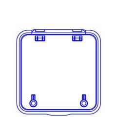 Lewmar Ocean Hatch, Size 60 Flange Base, boat owners, sailors, rugged construction, anodized aluminum frame, friction levers, ventilation, natural light, CE Area 2, Lewmar, marine industry, cut-out dimensions, sleek design, flawless functionality, boating