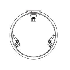 Lewmar Low Profile Round Hatch, Size 22, powerboats, sailboats, anodized aluminum, corrosion resistance, marine environment, ventilation, natural light, friction levers, CE Approved, spare parts, precision, durability, functionality, style.