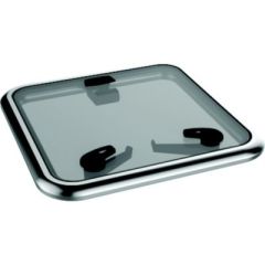 Lewmar Medium Profile Hatch, Size 60, offshore yachts, acrylic replacement, Low Profile Hatch, outside handles, friction levers, anodized aluminum frame, marine environments, spare parts, cut-out dimensions, modern styling, natural light, ventilation, cor