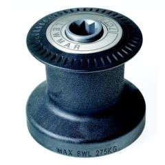 Lewmar Ocean 1-Speed Standard Winch, Alloy Black, Self Tailing Technology, Tool-Free Servicing, Lightweight Construction, Stylish Finishes, Sport Boats, Mast Mounting