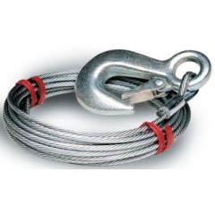 Tie Down Engineering, Galvanized Steel Winch Cable, 7 x 19, Latch Hook, Heavy Loads, Tensile Strength, Aircraft Cable, Powerwinch, Electric Winches, Rust Protection, Corrosion Resistance, Durable Construction, Reliable Connection, Versatile Use, Trusted M