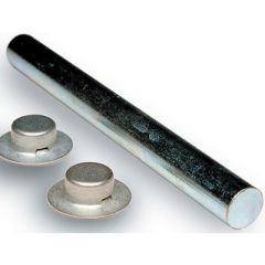 Tie Down Engineering Zinc Plated Roller Shaft, high-quality Zinc Plated Steel Roller Shaft