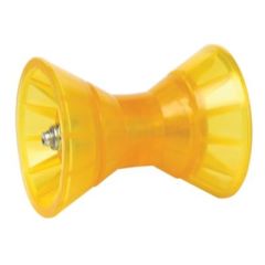 Tie Down Engineering Hull Sav'r Poly Vinyl Amber Roller, Bow Roller Assembly, boat protection, shock absorption, cut resistant, durable, scratch-free, versatile design, Tiedown Engineering, amber color, elegant appearance, worry-free boating
