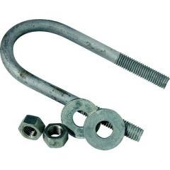 Tie Down Engineering Galvanized U-Bolt Kit, trailer frame