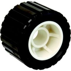 Tie Down Engineering 86429 Hull Sav'R Ribbed Wobble Roller, Black, 5", boat roller, boat support