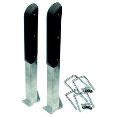 Pontoon High Impact Guide Ons, Mounting Hardware, Pontoon Boat, Rough Water Loading, Hot Dip Galvanized, Molded PVC, Steel Tubing, Maximum Stability, Trailer Cross Members, Pair, Tie Down Engineering, Visibility, Hassle-Free Loading, Boating Experience, E