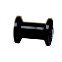 Tie Down Engineering Hull Sav'r Black Rubber Roller, boat hull protection, keel safeguard, durable boat roller