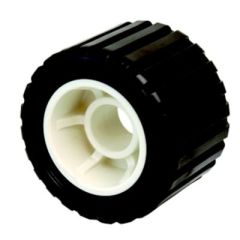 Tie Down Engineering Hull Sav'r Black Rubber Roller, boat trailers
