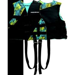 Airhead 3009602ABKYL Tropic Nylon Family Life Jacket, Child, safety gear, water activities, U.S. Coast Guard approval, secure fit, side release buckles, Cz watersports, high-quality materials, chest size, perfect fit, invest, worry-free fun.