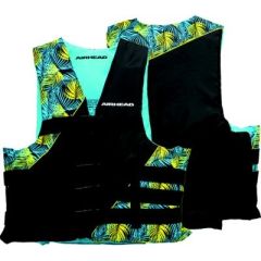 Airhead 3009607ABKYL Tropic Nylon Family Life Jacket, XS, water adventures, safety gear