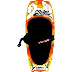 Airhead AHKB3D Wake Shaker Kneeboard, ultimate kneeboarding, water adventures, channeled bottom, smooth rail, rail movements, consistent arcs, effortless spins, adrenaline-pumping action, riding level, massive rocker, beveled edges, sharp turns, surface t