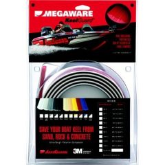 MegaWare 20508 KeelGuard Keel Protector, 8' Gray, boat protection, DIY keel protector, USA-made, durable, UV inhibitors, 3M adhesive, lifetime warranty, hydrodynamic design, premium quality