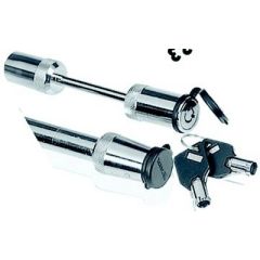Trimax Stainless Steel Coupler Lock, trailer hitch, stainless steel coupler lock, Trimax locks, coupler lock, security, durability, protection, rugged tubular key, O-ring, water-tight cap, solid forged lock, Trimax, reliability, heavy-duty, boat, RV, util