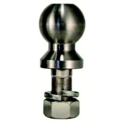Trimax TBSX2 Stainless Steel Tow Ball, 8,000 lb Capacity, Trailer Tow Ball, Stainless Steel Finish