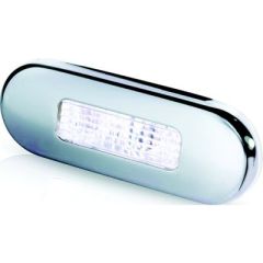 Hella Oblong LED Step Lamp, Stainless Steel