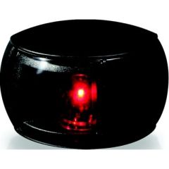 Hella NaviLED® Port Light, Black, Boat Navigation, LED Lamp, Marine Safety, Energy Efficient, Long-lasting Performance, Multivolt Capability, Durable Design, 2nm Visibility, Clear Lens, Superior Illumination, Boat Exterior Upgrade, Navigation Lighting, He