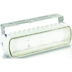 Hella Sea Hawk-R LED Floodlight, White Housing, Spread, Marine LED Light, Energy-efficient Lighting