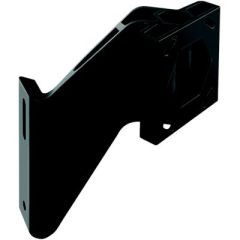 Minn Kota 1810362 Raptor Starboard 6" Jack Plate Bracket, Black, boat accessories, aluminum construction, corrosion-resistant, stainless steel hardware, 5-year warranty, sleek black design, vertical rise, setback, boating enhancement