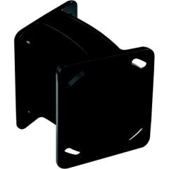 Minn Kota 1810371 Raptor Direct Mount Angle Bracket, Black, aluminum construction, stainless steel mounting hardware, direct transom mounting, boat accessory, corrosion-resistant, durable, adjustable position, 5-year warranty, sleek design, boat appearanc