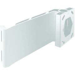 Minn Kota 1810386 Raptor Port 6" Jack Plate Bracket, White, aluminum construction, powder coated exterior, stainless steel hardware, 5-year warranty, shallow water anchors, boat accessory