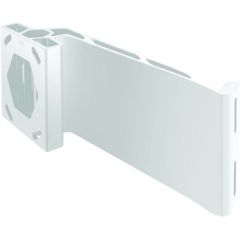 Minn Kota 1810387 Raptor Starboard 6" Jack Plate Bracket, White, aluminum construction, powder coated, stainless steel hardware, 5-year warranty, vertical rise, setback, performance, maneuverability, boating.