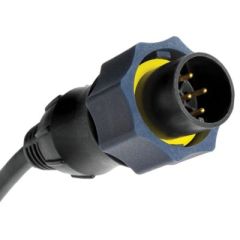 Minn Kota 1852060, Lowrance/Eagle w/Blue Connectors, Universal Sonar 2 adapter plug, IP68-rated waterproof connectors, DualBeam PLUS fishfinder technology, 2D sonar, Minn Kota website, fishing enthusiast, underwater treasures