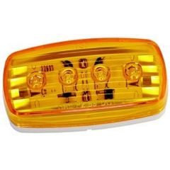 Wesbar 38 Series LED Side Marker Clearance Light, Amber, Fulton/Wesbar, Energy-efficient LED Light