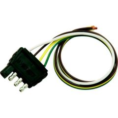 Wesbar 18" Wunside Trailer Connector, 4 WAY HARNESS