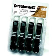 CargoBuckle Cam Buckle Tie-Down, Value Pack, Boatbuckle Tie-Down Pack