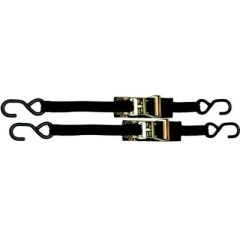 BoatBuckle Ratchet Transom/Utility Tie-Down, Nylon Webbing, Vinyl-Coated S-Hooks, Tensile Strength, Cargo Security, Boat Protection, Durable Construction, Convenient Packaging, Versatile Application, Peace of Mind