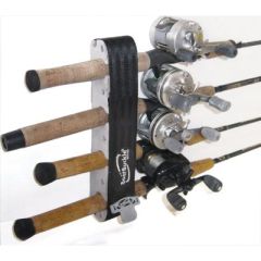 BoatBuckle Vertical Rod Hold-Down PLUS, 12" Vertical Mount Rod Holder, fishing rods, transportation, Hook & Loop hold down set, Sur-Grip release handle, durability, mounting screws, rubber grommets, foam molded inserts, clamshell packed, fishing gear, pro