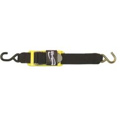 BoatBuckle Pro Series Kwik-Lok Transom Tie-Downs, Sur-Grip Kwik-Lok buckle, Hi-Vis protective PVC pads, Night Eyes reflective closure patch, zinc coated steel trailer hooks, vinyl coated top hooks, 2400 lbs. tensile strength, Boatbuckle, transportation sa