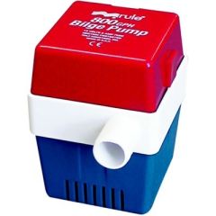 Rule 12V Square Non-Automatic Bilge Pump, 800 GPH Pump