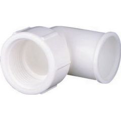 Rule 58 90° Elbow Adapter, 1-1/4" Female NPT, plumbing project, rigid pipe installations, sump pumps, utility pumps, high impact plastic, leak-free connection, hassle-free installation, corrosion-resistant, durable construction, Rule manufacturer, reliabl
