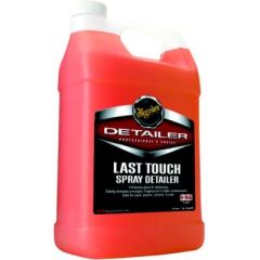 Last Touch Detailer, exclusive find, polymeric lubricating agents, showroom-worthy shine, ready-to-use formula, Meguiars, Inc., automotive care, gallon-sized container, car care routine, head-turning finish.