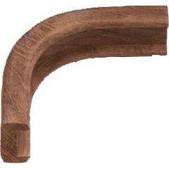 Whitecap 60827 Teak Track Bulkhead Molding, Outside Corner, high-quality teak, elegant durability, professional finish, versatile application