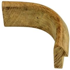teak corner molding, inside corner, Whitecap 60832