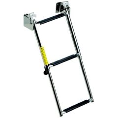 Telescoping Transom Ladder, 4-Step, Boat Boarding